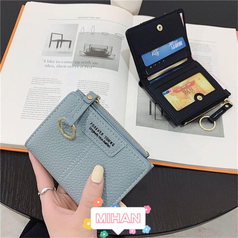 Ví Ngắn Đựng Thẻ Thiết Kế Nhỏ Gọn Giản Dị Dành Cho Nữ MIHAN1