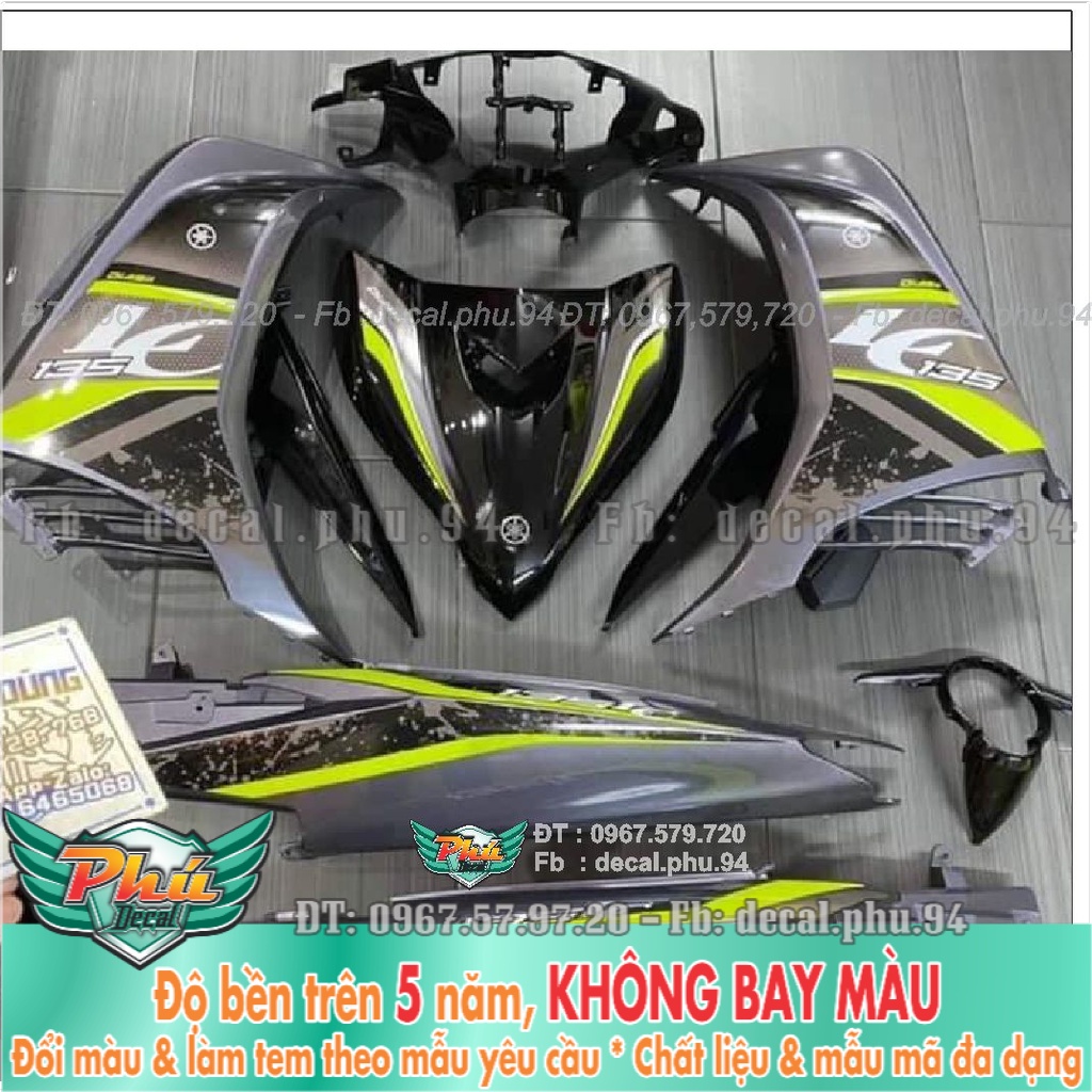 Tem Rời Exciter 135 Lc xám đen. (K) -1