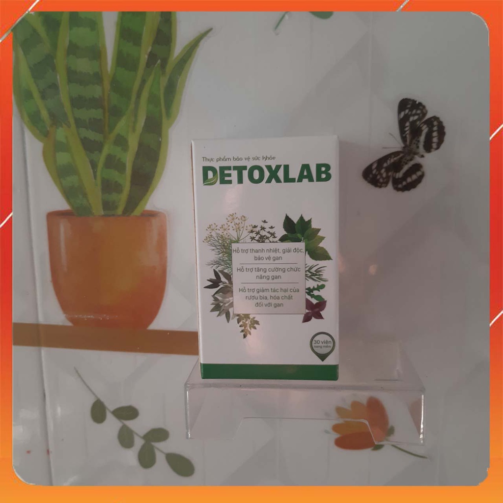 Viên Uống Ký Sinh Trùng DETOXLAB - Diệt Giun Sán Hỗ Trợ Mát Gan Tăng Cường Miễn Dịch Trợ Tiêu Hóa - CHÍNH HÃNG 30 VIÊN