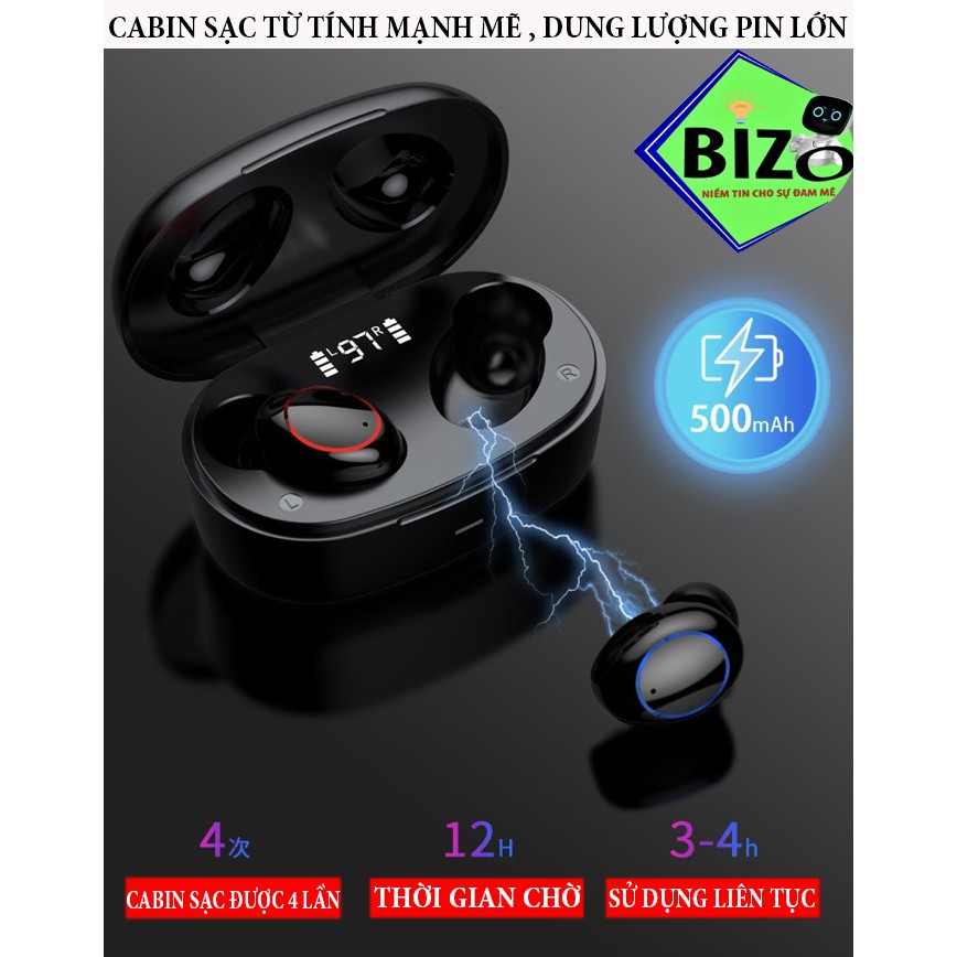 (SIÊU PHẨM CAO CẤP 2020) TAI NGHE KHÔNG DÂY, TAI NGHE BLUETOOTH 5.1 MÀN HÌNH LED + ÂM THANH 9D | BigBuy360 - bigbuy360.vn