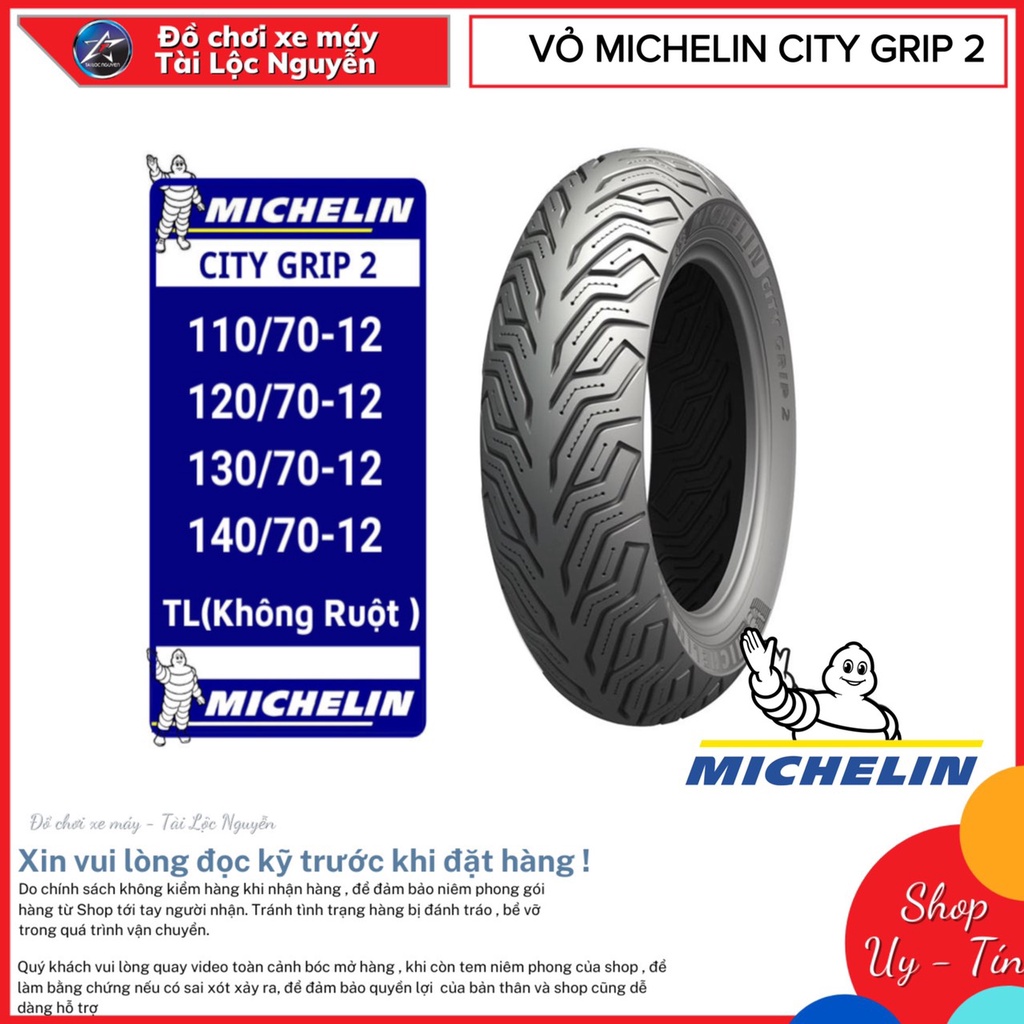 VỎ MICHELIN CITY GRIP 2 SIZE 120/70-12