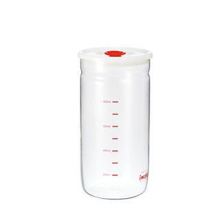 [ĐỦ SIZE] Hũ thủy tinh chịu nhiệt nắp hít Iwaki 1L (cao) - THƯƠNG HIỆU NHẬT