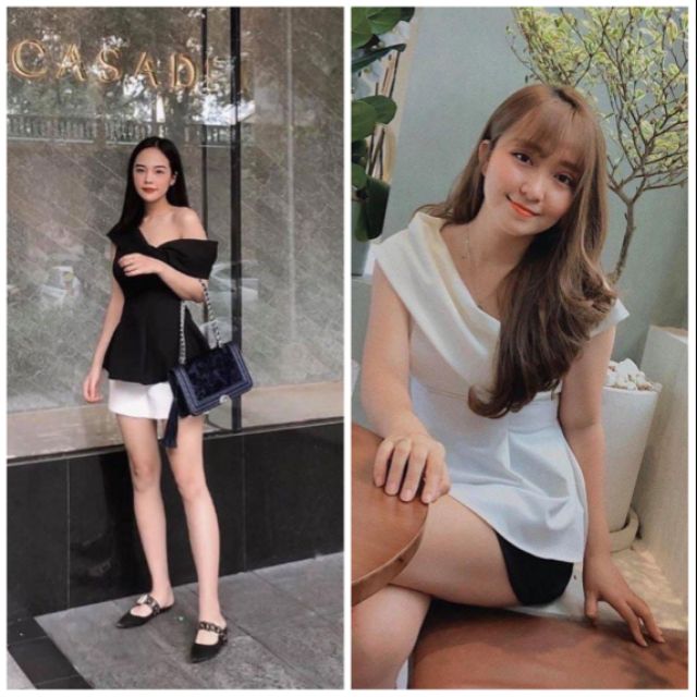 [Mã WASTUP giảm 10% tối đa 30K đơn 99K] ÁO LỆCH VAI THANH LỊCH SIÊU XINH CỰC KÌ SANG CHẢNH