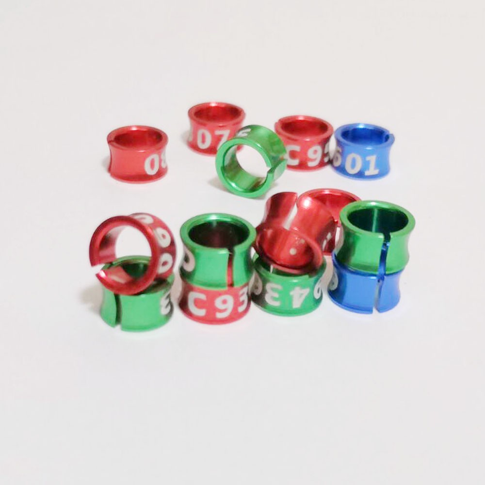 Set 10 Vòng Đeo Chân 4mm//5mm/6mm/7mm Hình Chim Bồ Câu/Chim Bồ Câu Luyện Tập Chân