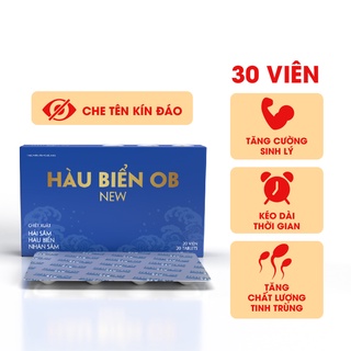 Hàu Biển OB NEW - Tăng Cường Sinh Lý Nam, Hết Xuất Tinh Sớm, Rối Loạn Cương Dương ( Hộp 20 viên )