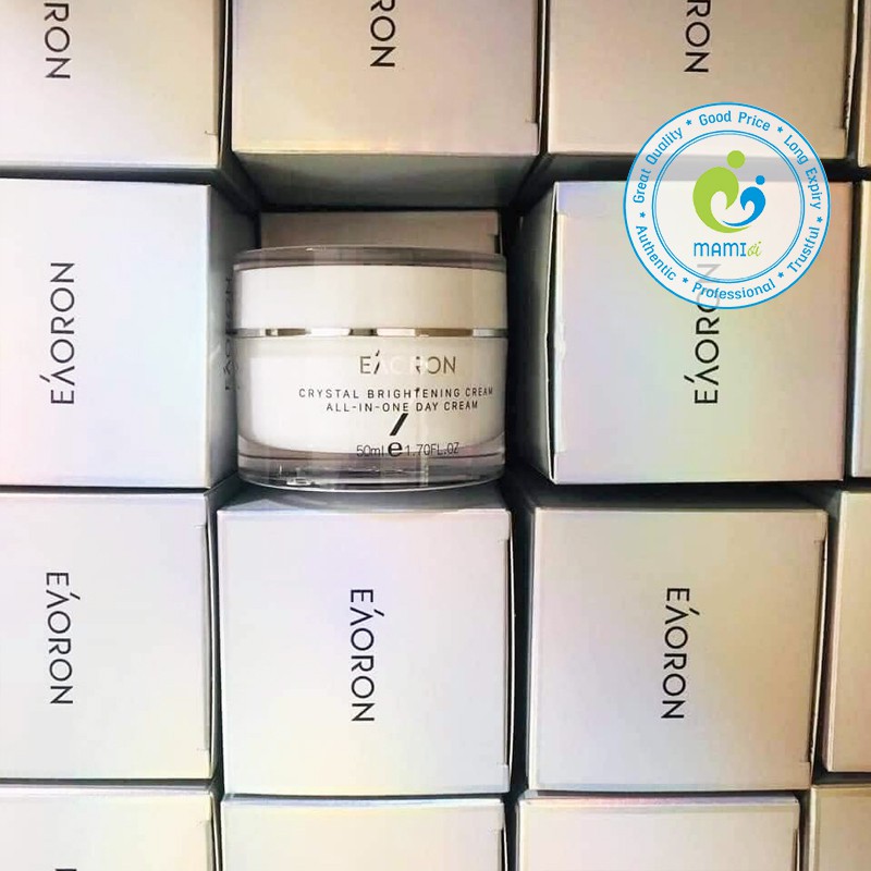 Kem dưỡng Eaoron trứng cá đen Shining Cream đêm/ trắng da Crystal White Brightening ngày, viên serum SWF Whitening, Úc