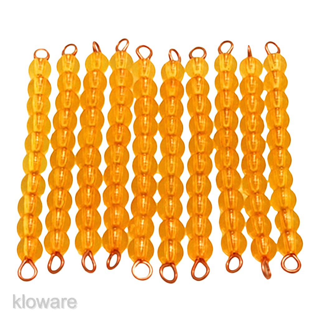 [Kloware] Bộ 10 Đồ Chơi Đếm Từ 1-100 Hạt Dùng Làm Quà Giáng Sinh