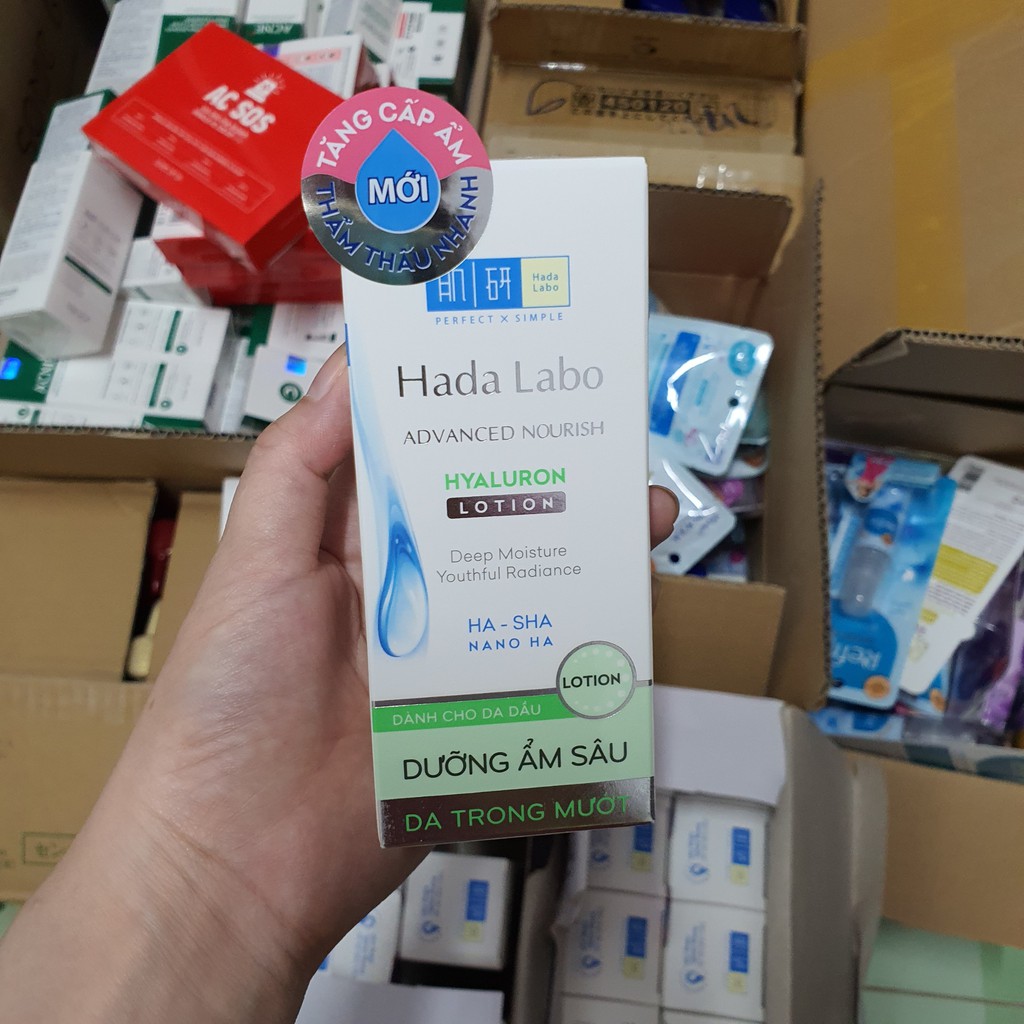 Dung dịch dưỡng ẩm tối ưu Hada Labo Advanced Nourish Lotion cho Da Dầu 100ml