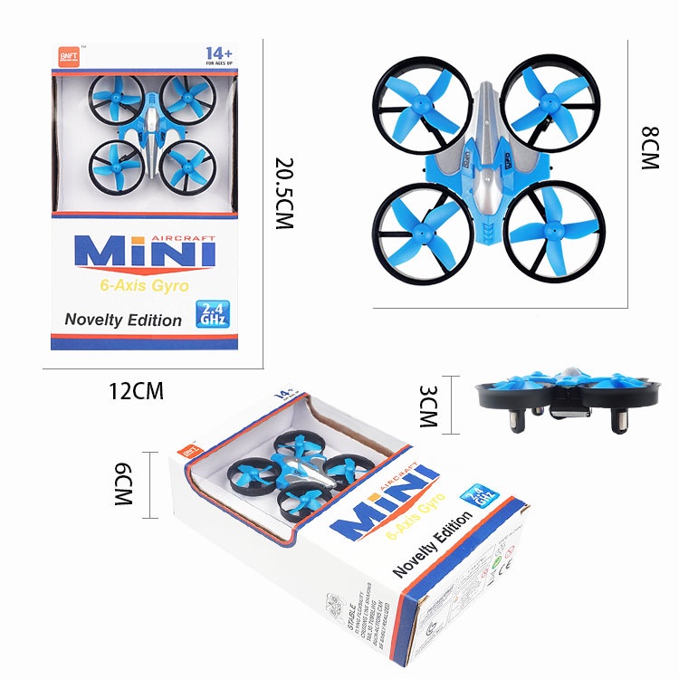 Máy Bay Quadcopter Mini 2.4g Có Chế Độ Không Đầu Cho Trẻ Em Mới