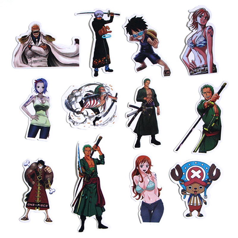 Tmdbyx Bộ 53 Miếng Dán Hình One Piece Trang Trí Đa Năng Độc Đáo