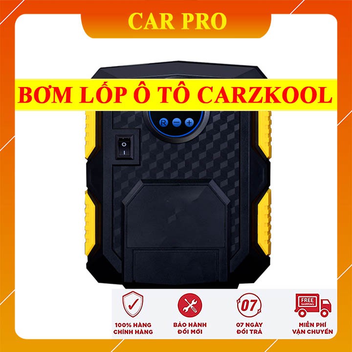 Máy bơm lốp ô tô xe hơi mini Carzkool CZK-3609 (phiên bản Analog) - CAR PRO