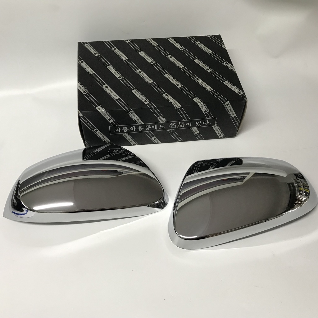 Ốp gương chiếu hậu mạ crom trang trí xe Hyundai i10 Grand nhập khẩu Hàn Quốc MSP: C840