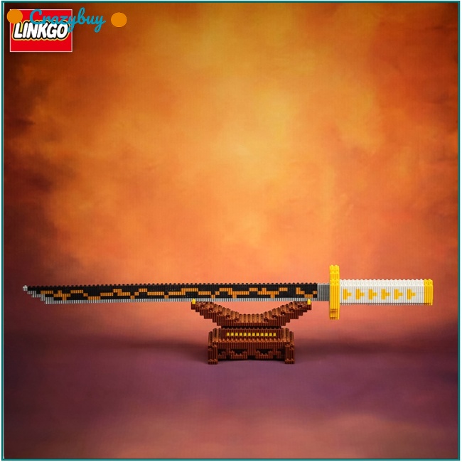 Đồ Chơi Khối Xếp Hình Demon Slayer nanoblocks Tanjirou Nezuko Zenitsu Inosuke Shinobu Tengen