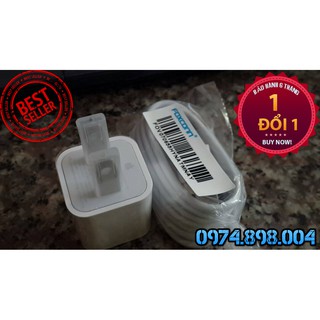 [nhập mã MINH80K giảm giá 80k] Combo củ+cáp sạc Iphone 5/6/6+/7/7+ chính hãng foxconn