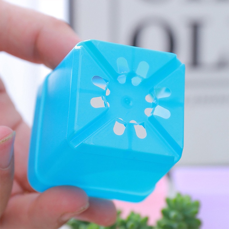 Set 10 Chậu Nhựa Trồng Cây Hình Vuông Tiện Dụng