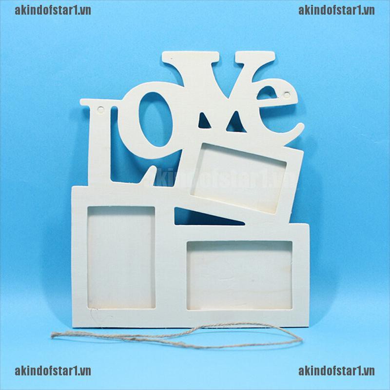Khung Ảnh Gỗ Hình Chữ LOVE Thời Trang