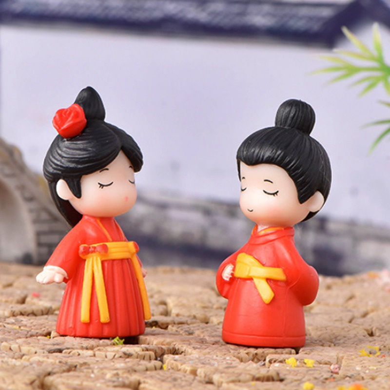 Set 2 Tượng Cặp Đôi Trang Trí Sân Vườn