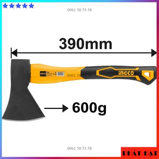 iNGCO Búa rìu cán nhựa 600g 390mm HAX0206008 THT786006 - TĐSG