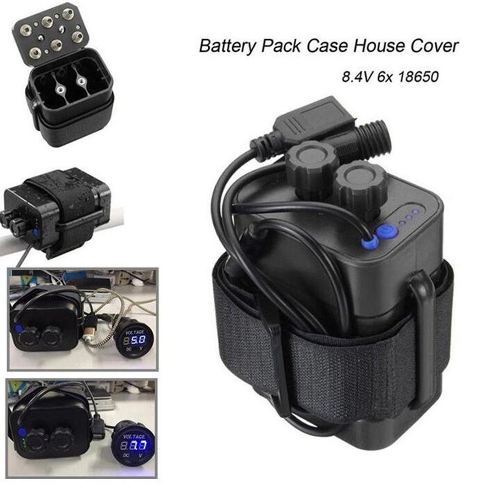 Hộp Pin Sạc USB 18650 5V Cho Xe Đạp