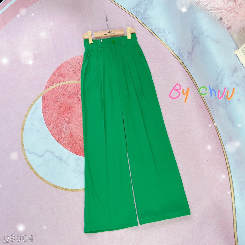 Quần ống rộng culottes dài đai đúp CHUU Q8004