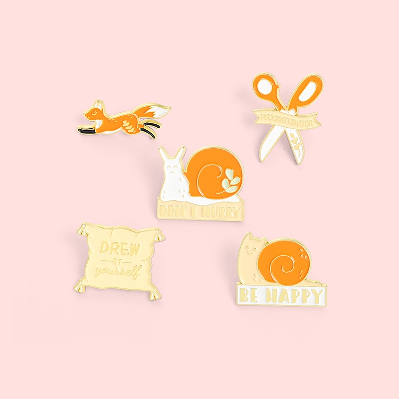 Ghim Cài Áo Hình Động Vật Hoạt Hình Dễ Thương