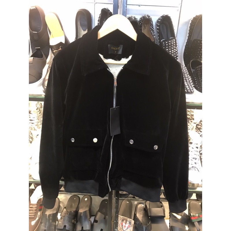 Áo Khoác Nhung Lót lông