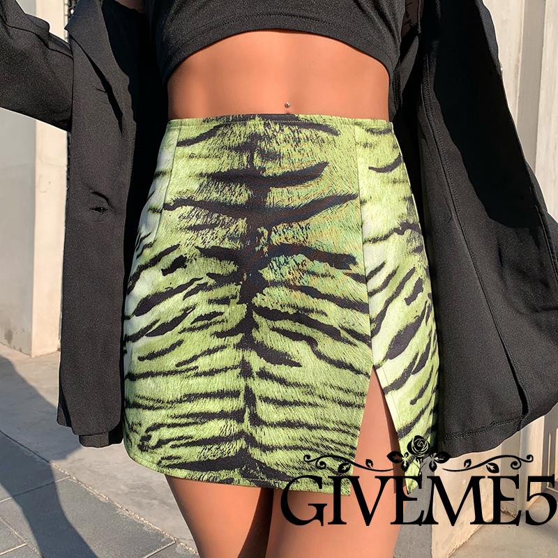 Chân Váy Chữ A Họa Tiết Sọc Thời Trang Quyến Rũ Cho Nữ