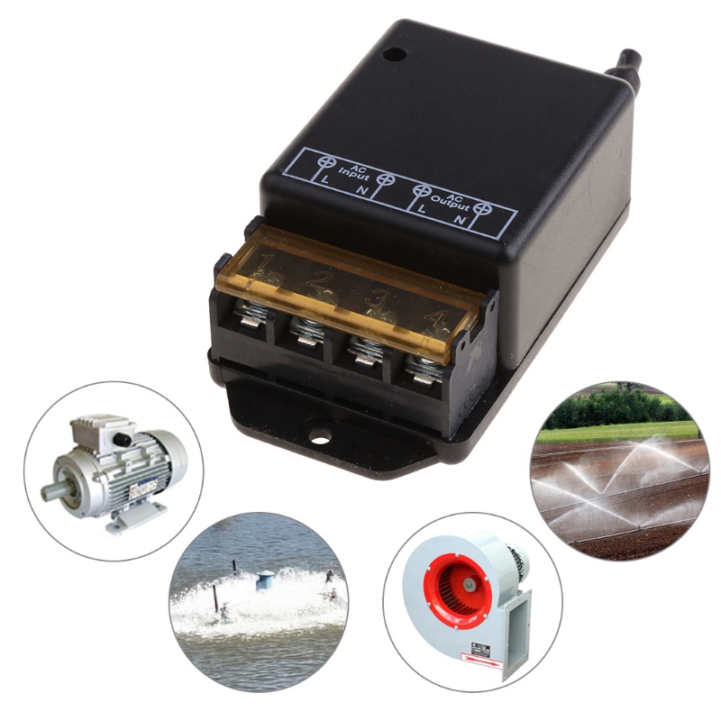 Mô Đun Rơ Le Điều Khiển Từ Xa Không Dây 220V 2CH 433Mhz RF Cho Khóa Điện Tử Thông Minh