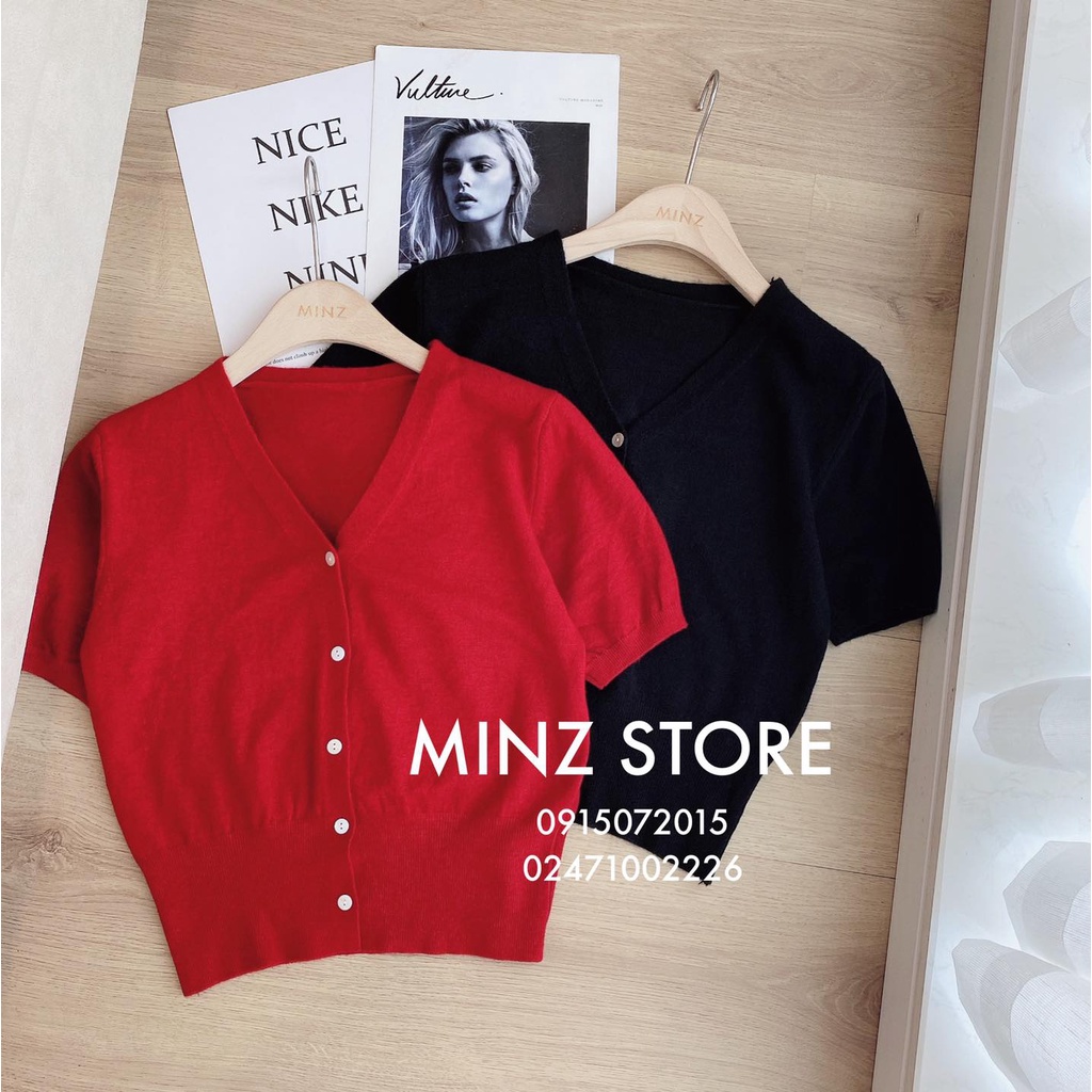 Cardigan cổ tim cộc tay #2152 | BigBuy360 - bigbuy360.vn