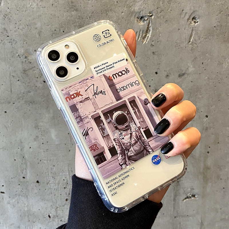 Ốp điện thoại mềm in logo NASA cho iPhone 11 11Pro 11Promax 6s 7Plus 8 8 X XR XSmax SE 2020 | BigBuy360 - bigbuy360.vn