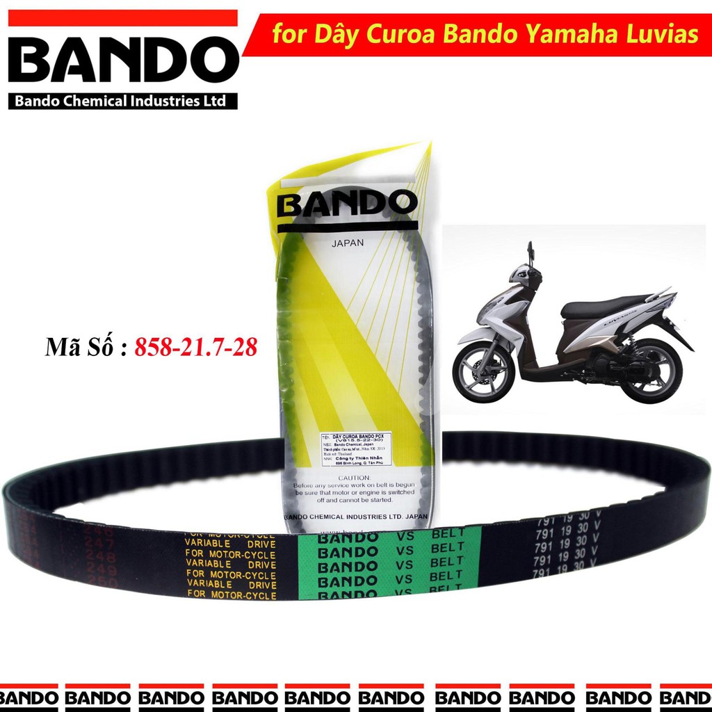 Dây curoa Yamaha Luvias Bando Thái Lan