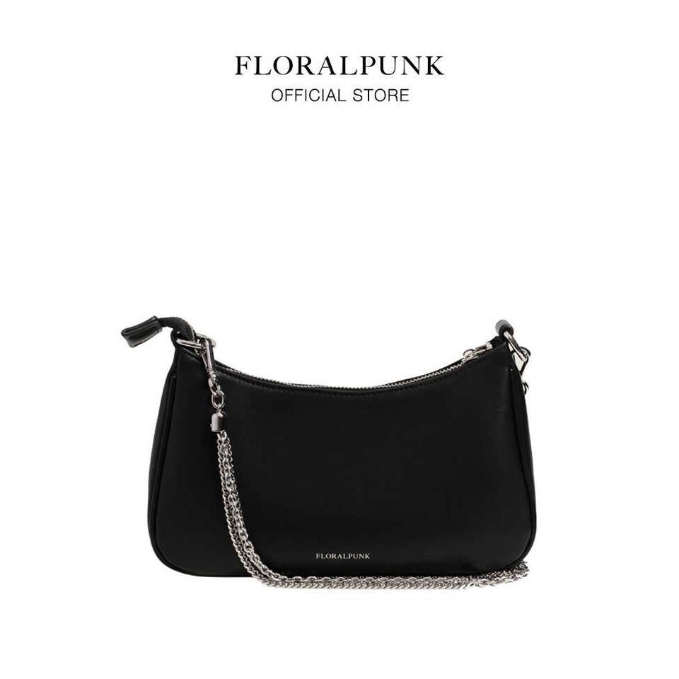 Túi xách Floralpunk Hobo bag màu đen