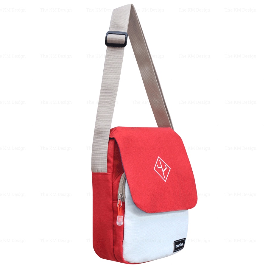 THEKMDESIGN-TÚI ĐEO CHÉO CANVAS- TÚI VẢI ĐEO VAI-SL04