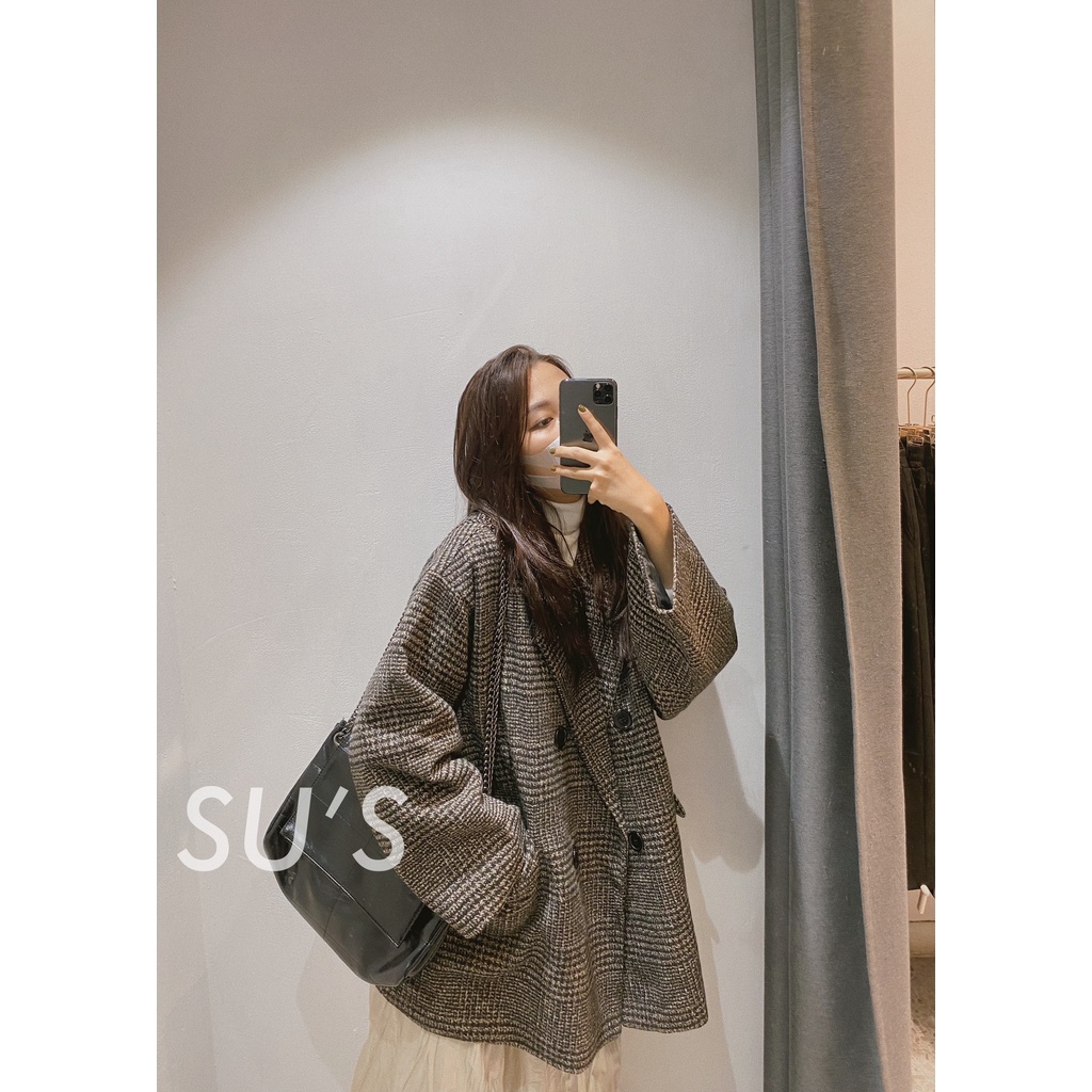 Áo khoác blazer dạ kẻ A1155 SUSTORE