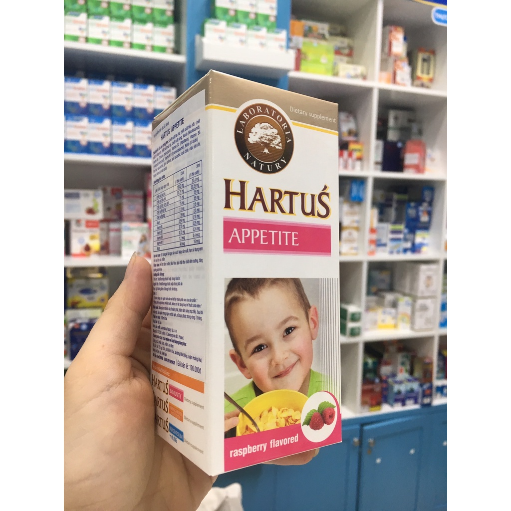 Hartus Appetite – Cải thiện biếng ăn, bé ăn ngon, hấp thu và phát triển toàn diện