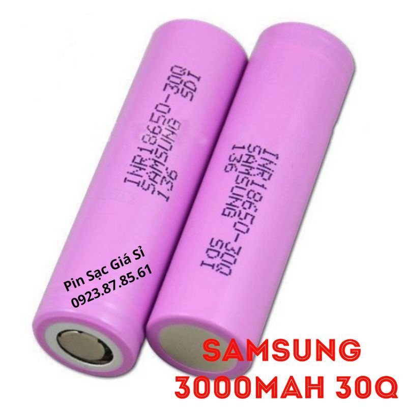 Pin 18650 Samsung 3000mah 30Q KOREA