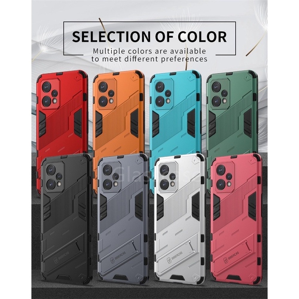Ốp Điện Thoại Cứng Kiểu Áo Giáp Chống Rơi Có Giá Đỡ Cho Realme 9 Pro Plus 9Pro+ 9i Realme9 Realme9i 5G