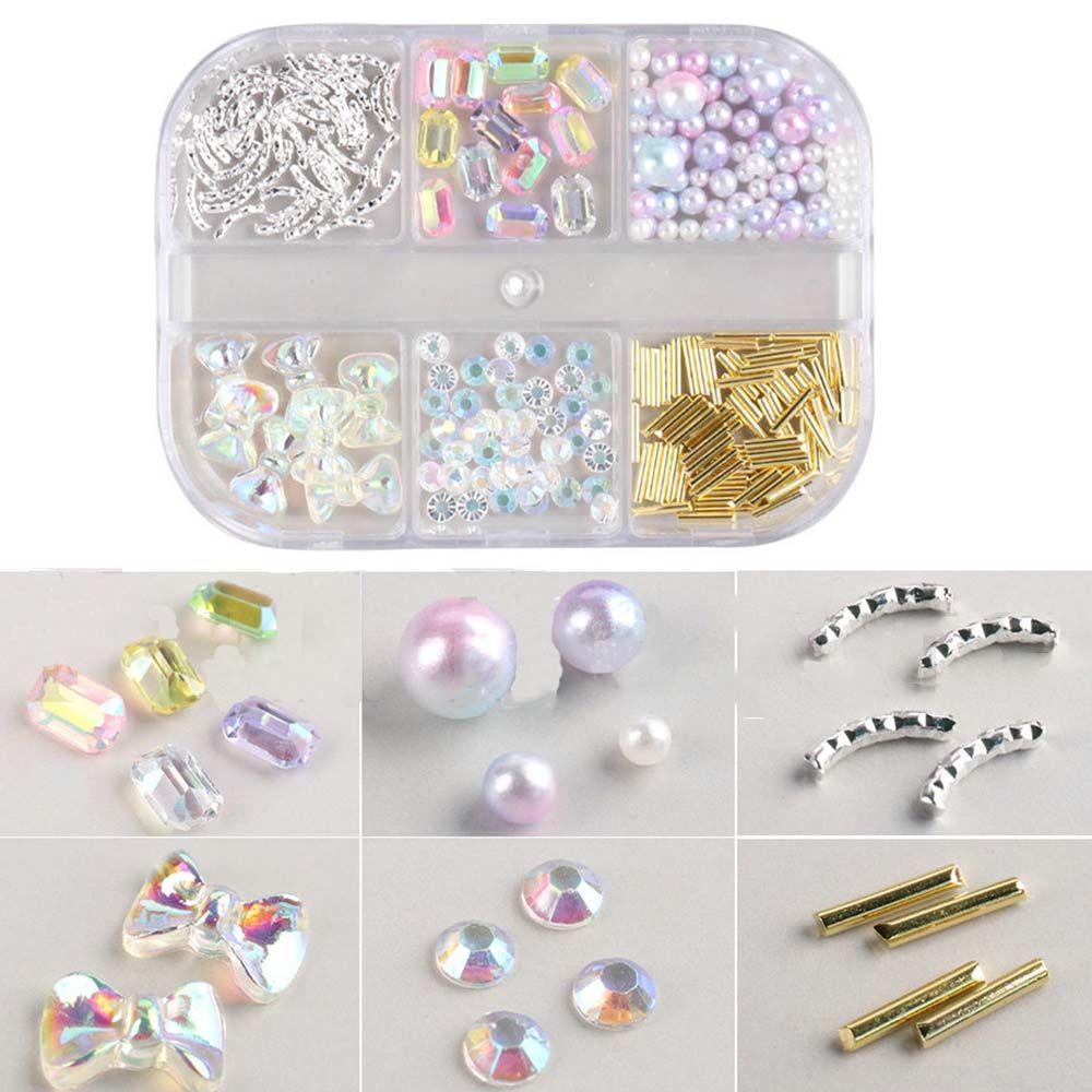 Bộ Phụ Kiện Trang Trí Móng Tay 3D Thời Trang