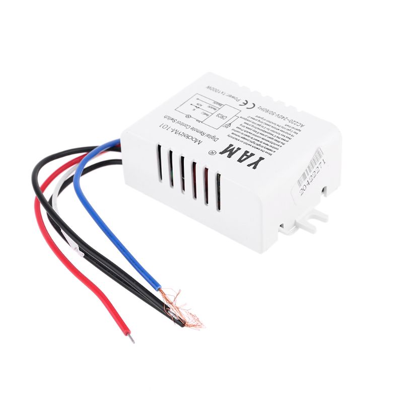 Bộ điều khiển từ xa không dây 220V và công tắc bật/ tắt chuyển mạch dùng cho đèn tường máy phát