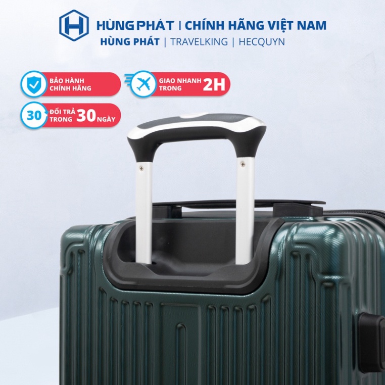 HÙNG PHÁT - Vali kéo du lịch cao cấp H-607 kích thước 20, 24 inch chính hãng Hùng Phát - Bảo hành 5 năm