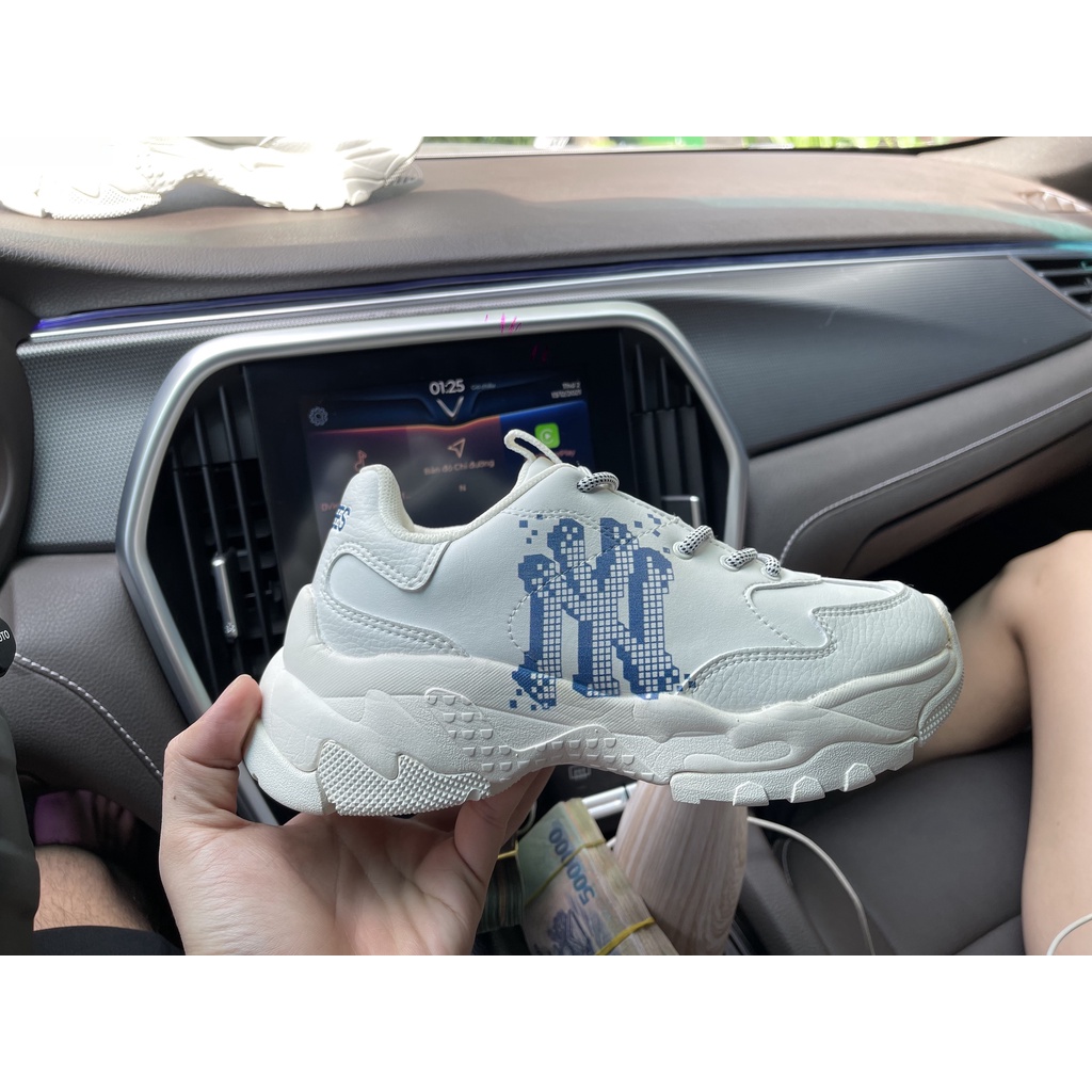 [CHÍNH HÃNG] Giày Sneaker MLB Big Ball Chunky - New York 3D - Xanh Blue - Season MỚI