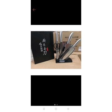 BỘ DAO INOX 6 MÓN CAO CẤP XUẤT NHẬT 🔪