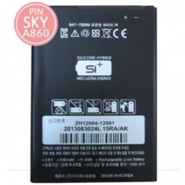 Pin xịn sky A860-BAT 7500