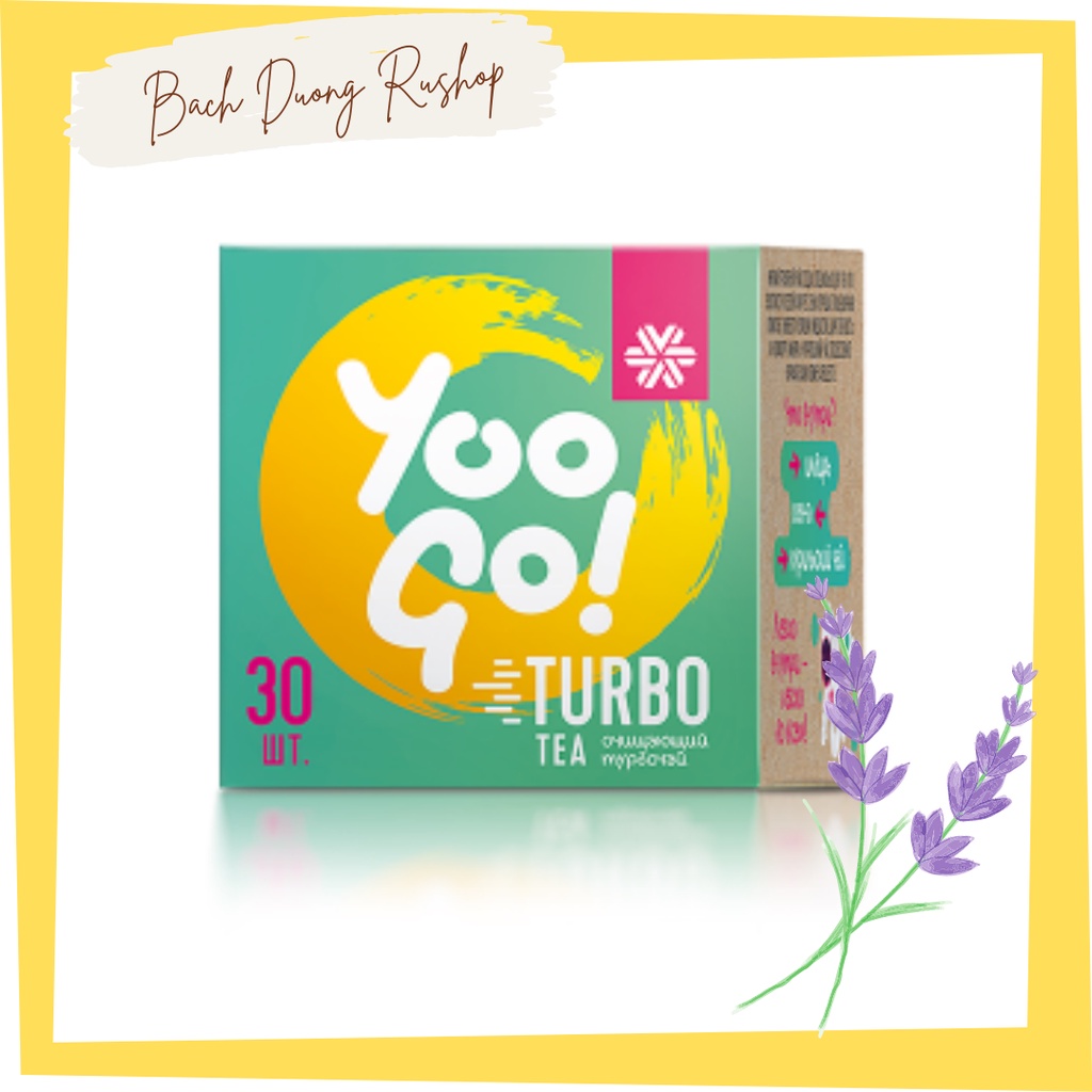 [Mẫu mới] Trà Yoogo Turbo T Siberian Health Thanh Lọc Cơ Thể - (30 túi/hộp) - Bachduongrushop