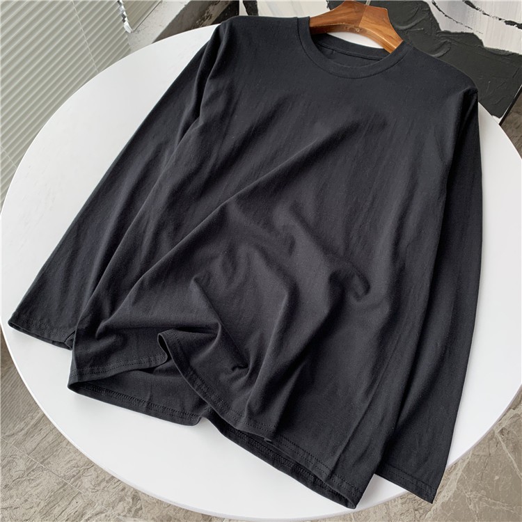 Áo thun dài tay nam unisex. Áo thu đông trơn tay dài cổ tròn basic vải sufa giữ nhiệt ATS01 | BigBuy360 - bigbuy360.vn