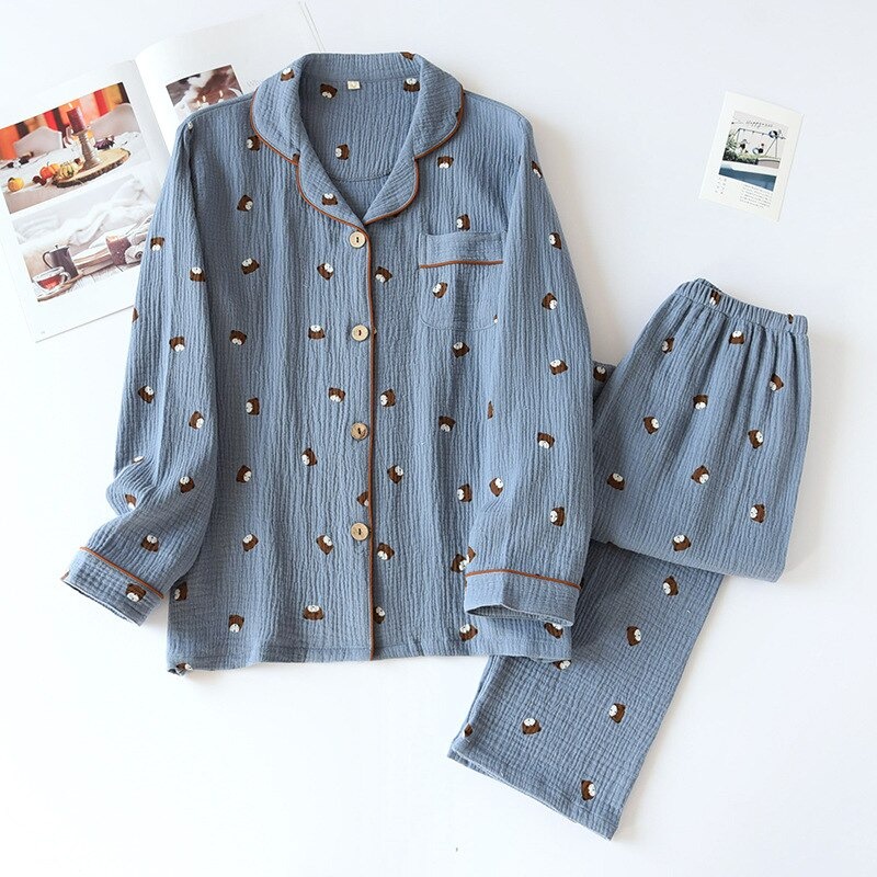 Pyjama Đồ Ngủ Mặc Nhà Họa Tiết PJ15