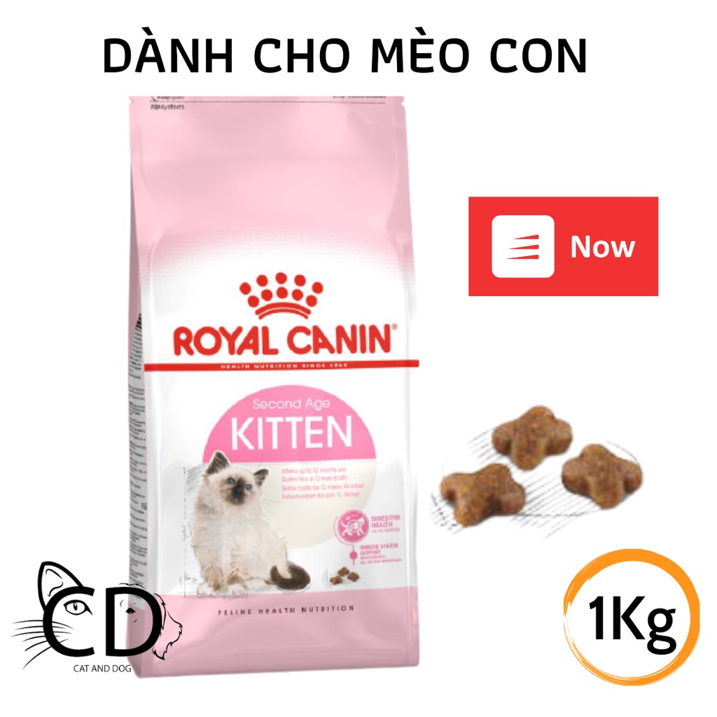 Hạt Royal Canin Kitten cho mèo con túi 1Kg