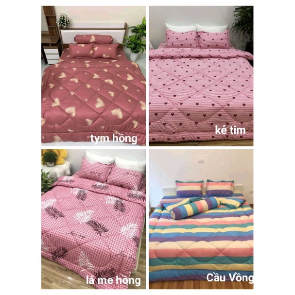 Bộ chăn ga gối đáng yêu cho các nàng yêu màu hồng