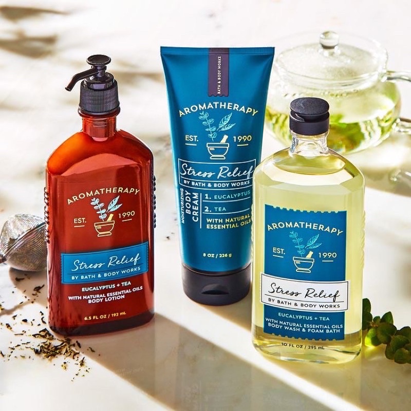 Sữa tắm thư giãn dòng Aromatherapy - Bath and body works