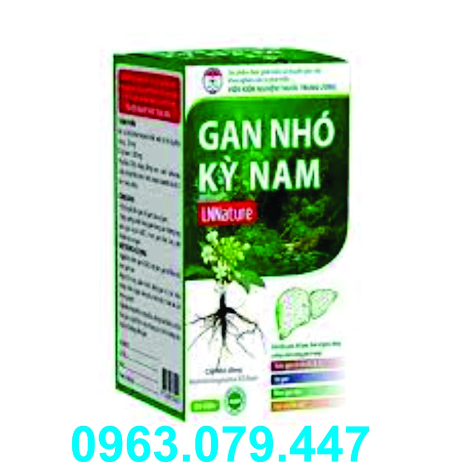 Combo 4 hộp Gan Nhó Kỳ Nam - Bổ gan, giải độc gan, hạ men gan